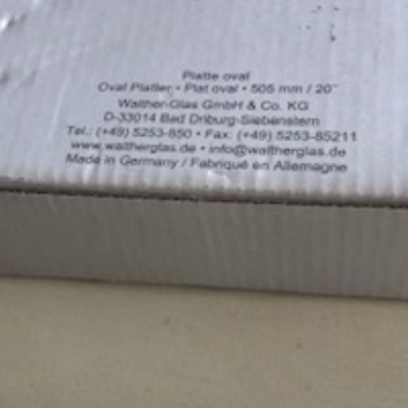 DIP PLATTER/GLASS PURPLE RIM - Picture 6 of 7